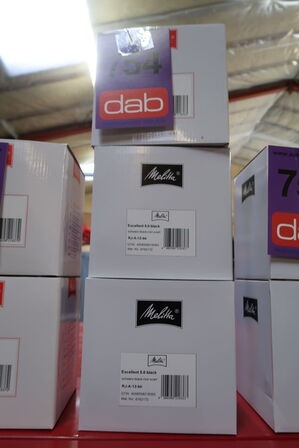 3 stk. Melitta glaskande 1,3 liter