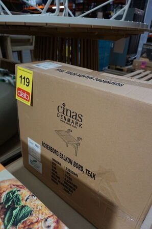 Rosenborg altanbord - teak 60x54 cm