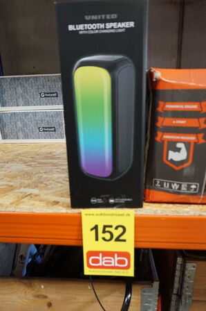 United SPK2405 bluetooth højtaler med LED lys