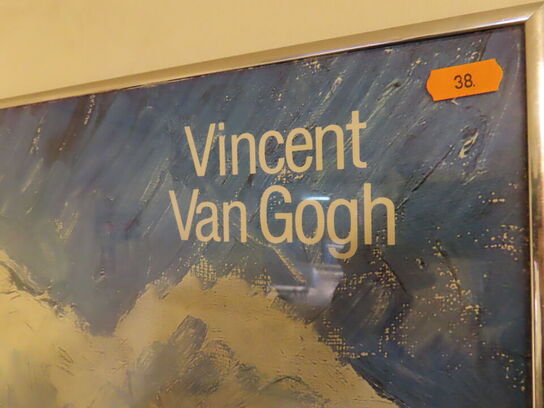 Stor Vincent Van Gogh plakat i ramme