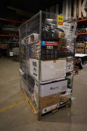 Palletårn med elektronik varer m.m. (MOMSFRI)