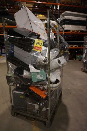 Palletårn med elektronik varer m.m. (MOMSFRI)