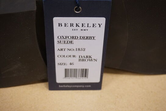 Sko i ruskind OXFORD DERBY SUEDE