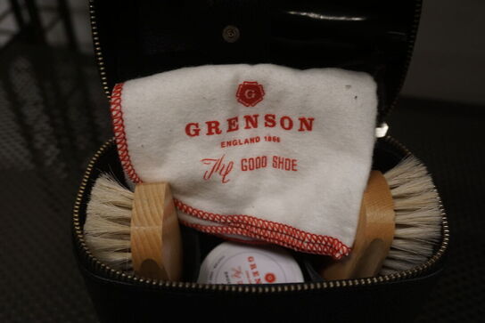 Læder taske til tilbehør GRENSON 