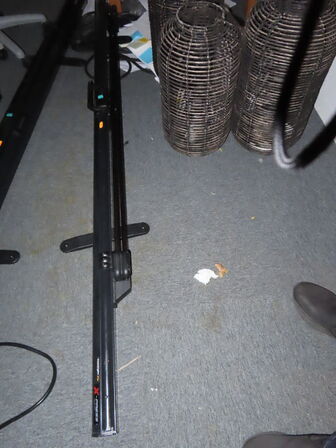 Lærred til projector, på fødder