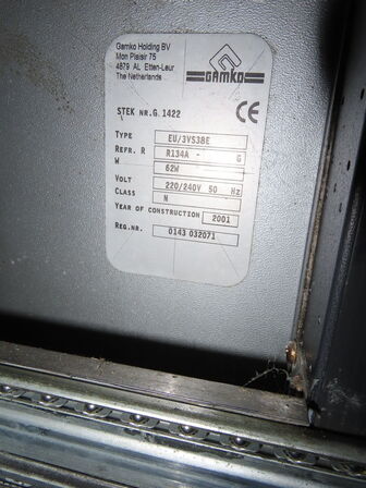 Kølebord med 8 skuffer til ølkasser GAMKO TC-100 Euro-line