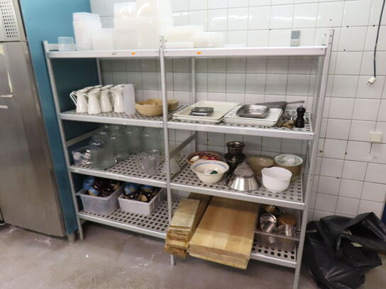 Stålreol (uden indhold)