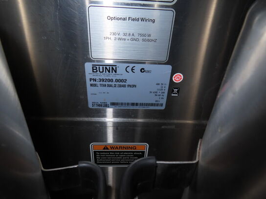 Kaffebrygger BENTAX Bunn Titan Dual