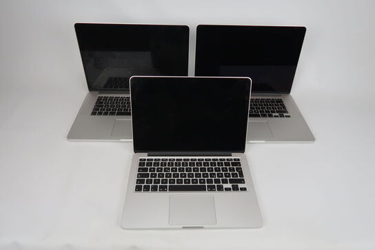 3 stk. Apple Macbook Pro - Læs beskrivelse