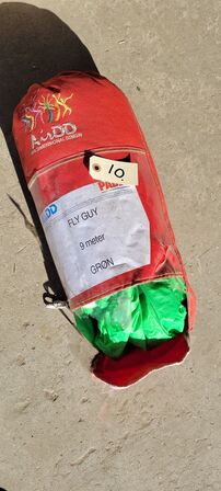 Flyguy 9 m, grøn m. 2 blæsere