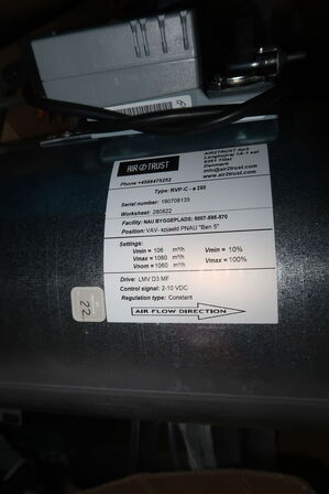 Palle med div. Brandspjæld AIR TRUST