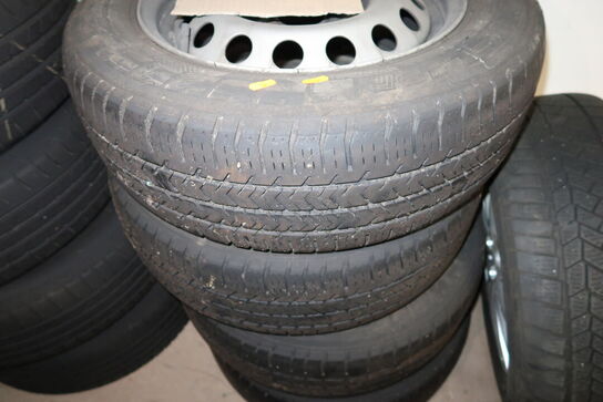 4 stk. fælge med dæk MICHELIN 195/65R16