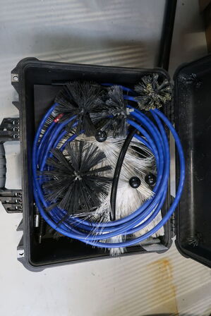 Palle med div. Rengøringsartikler