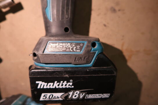2 stk. akku håndværktøj MAKITA DML816 med 2 stk. batterier