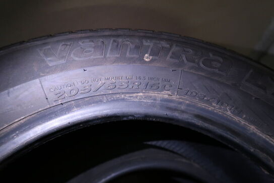 4 stk. dæk HANKOOK 205/65R16C