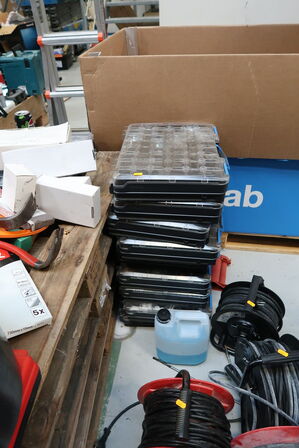 Div. Sortimentskasser med indhold