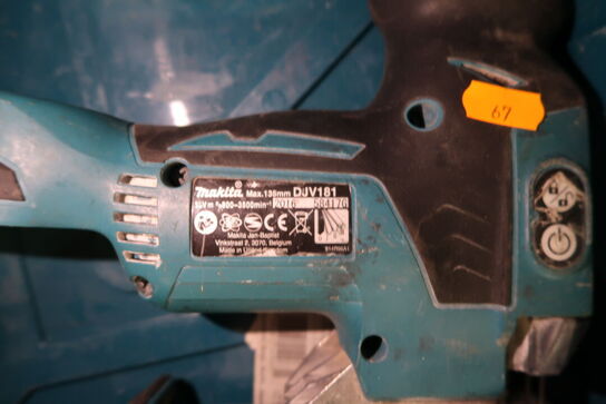 2 stk. akku håndværktøj MAKITA DJV181, DTW251