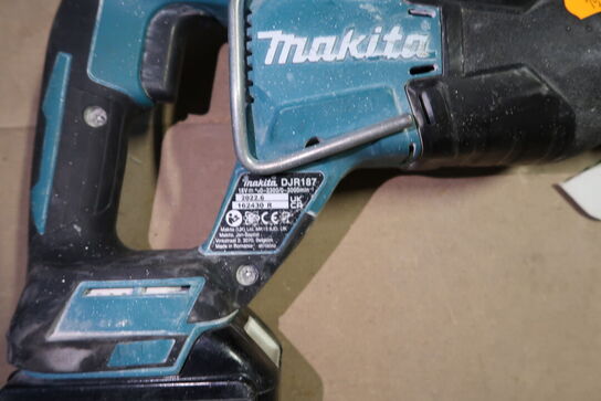 2 stk. akku håndværktøj MAKITA DJR187, DTL061 med batteri