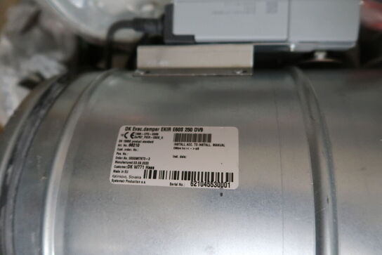 Palle med div. Brandspjæld SYSTEMAIR