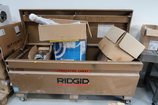 Værktøjskasse RIDGID med indhold