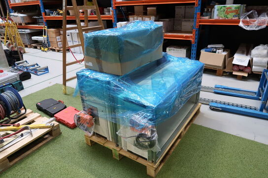 Palle med div. Brandspjæld bl.a. RF-T Fire Damper CU2