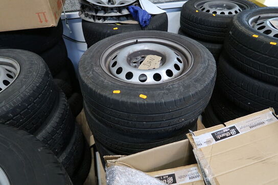 4 stk. fælge med dæk CONTINENTAL 205/65 R 16