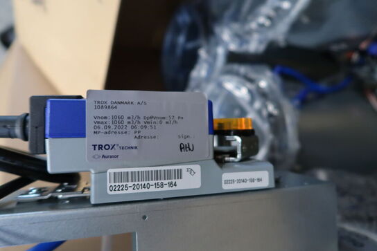 Palle med div. Brandspjæld TROX Technik