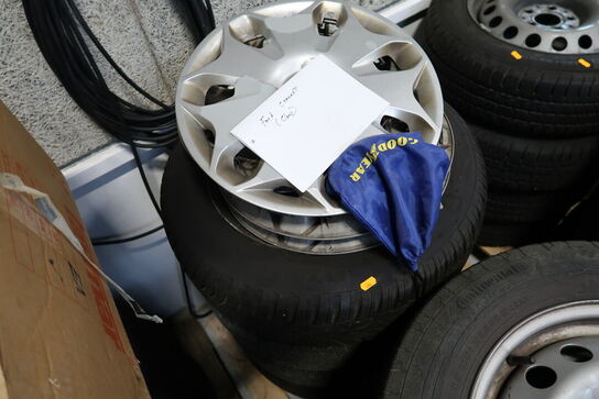 4 stk. fælge med dæk CONTINENTAL 205/60 R 16