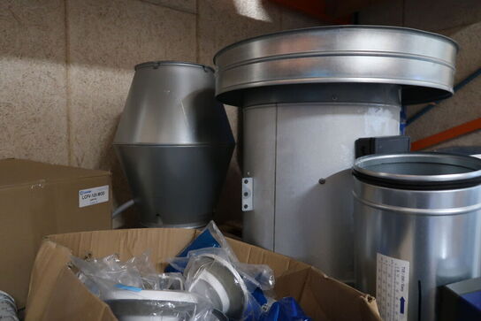 Palle med div. Brandspjæld TROX TECHNIK m.m.