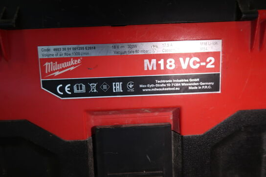 Støvsuger MILWAUKEE M18 VC-2