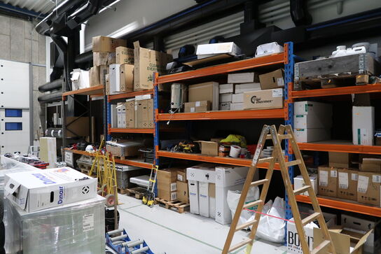 5 fag pallereoler uden indhold