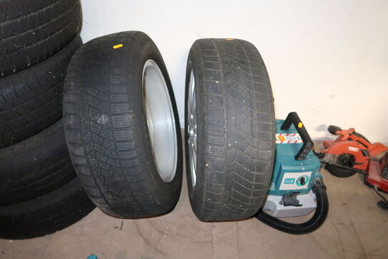 4 stk. alufælge 6.5Jx16H2 med dæk MICHELIN 205/60R16