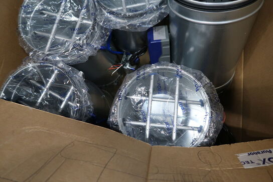 Palle med div. Brandspjæld TROX Technik