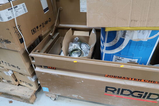 Værktøjskasse RIDGID med indhold