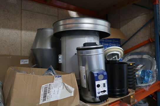 Palle med div. Brandspjæld TROX TECHNIK m.m.