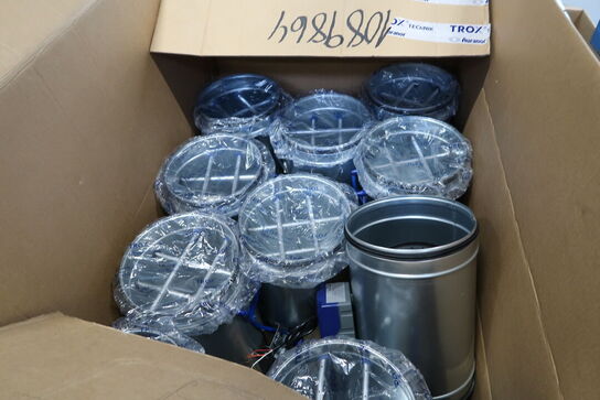 Palle med div. Brandspjæld TROX Technik