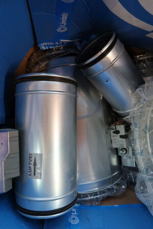 Palle med div. Brandspjæld TROX TECHNIK