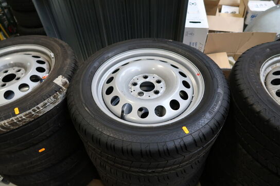 4 stk. fælge med dæk CONTINENTAL 225/55 R 17