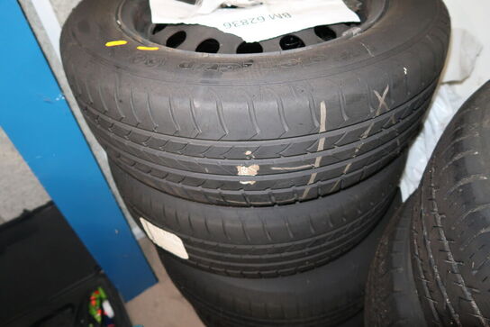 4 stk. fælge med dæk GOODYEAR 205/60R16