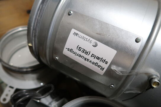 Palle med div. Brandspjæld SYSTEMAIR