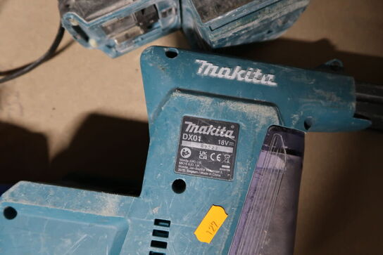Akku borehammer MAKITA DHR242 med udsugningsadapter MAKITA