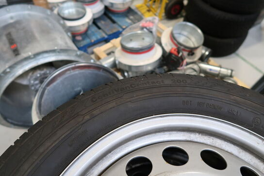 4 stk. fælge med dæk 225/55R17C