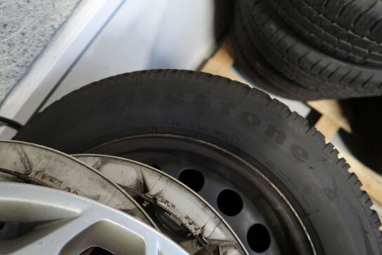 4 stk. fælge med dæk CONTINENTAL 205/60 R 16