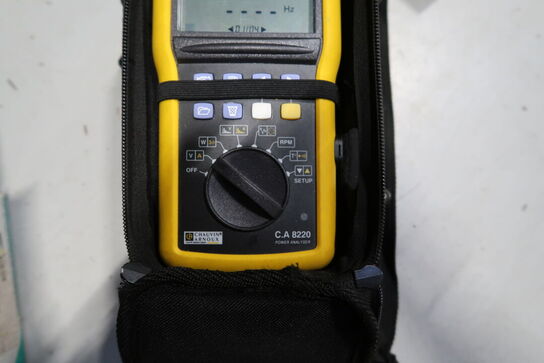 Spændingskvalitetsanalysator CHAUVIN ARNOUX C.A 8220