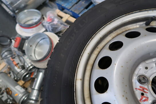 4 stk. fælge med dæk HANKOOK 225/55 R 17 C