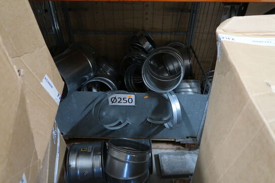 Palle med div. Ventilationsfittings