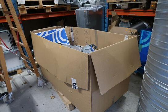 Kasse med div. Brandspjæld TROX TECHNIK