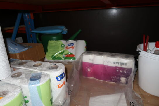 Div. Toiletpapir, rengøringsmidler m.m.