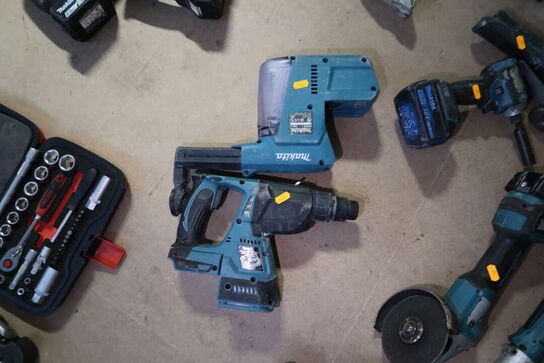 Akku borehammer MAKITA DHR242 med udsugningsadapter MAKITA