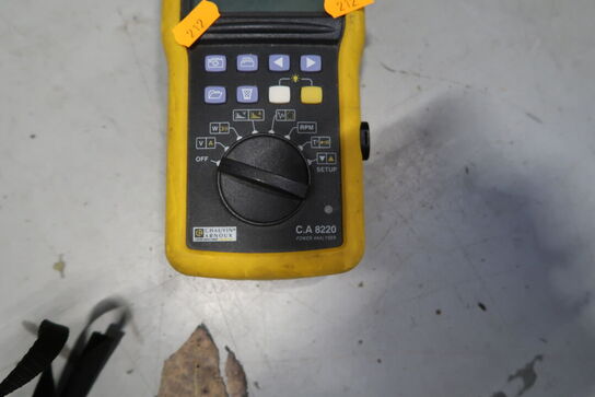 Spændingskvalitetsanalysator CHAUVIN ARNOUX C.A 8220